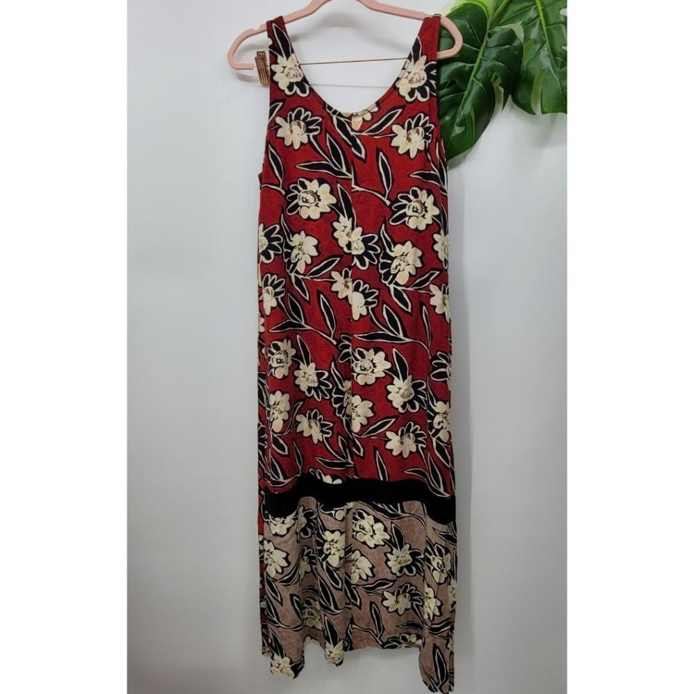 Vintage Nativewear Designs Hawaiian Button Down Dress